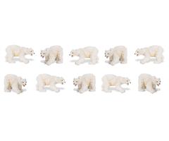 SAF341722  S341722 Good Luck Minis, Isbj&#248;rn, 2,5 cm Sm&#229; figurer, myk plast SAFARI